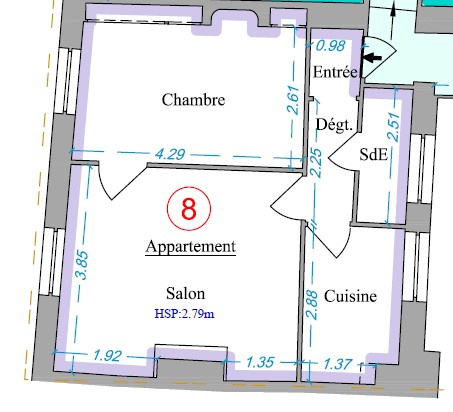 T2 HYPER CENTRE DE NANCY pour investisseur