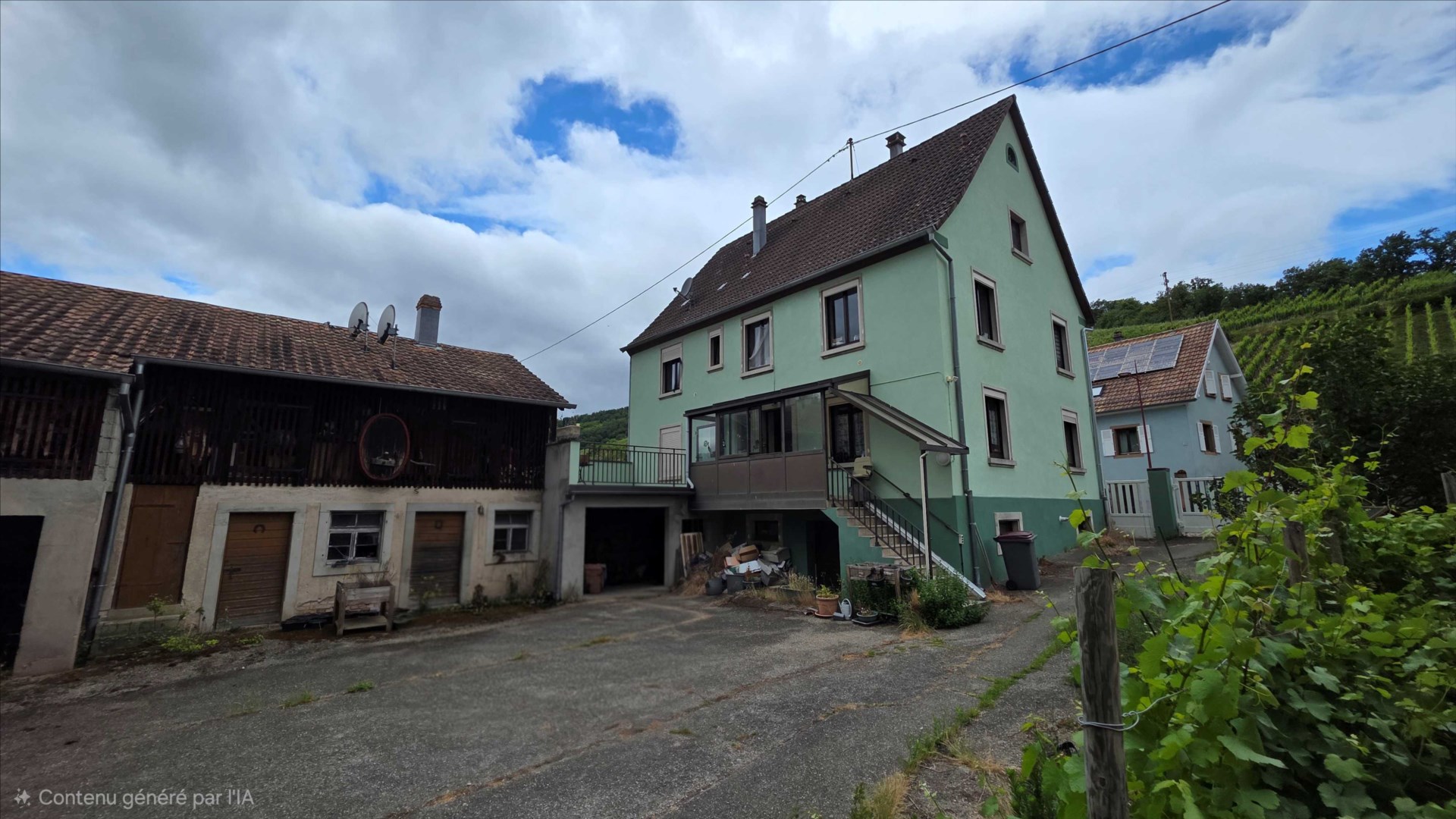 IMMEUBLE + GRANGE SUR 10 ARES