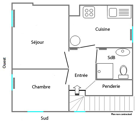 Charmant F2 quartier petite Venise COLMAR