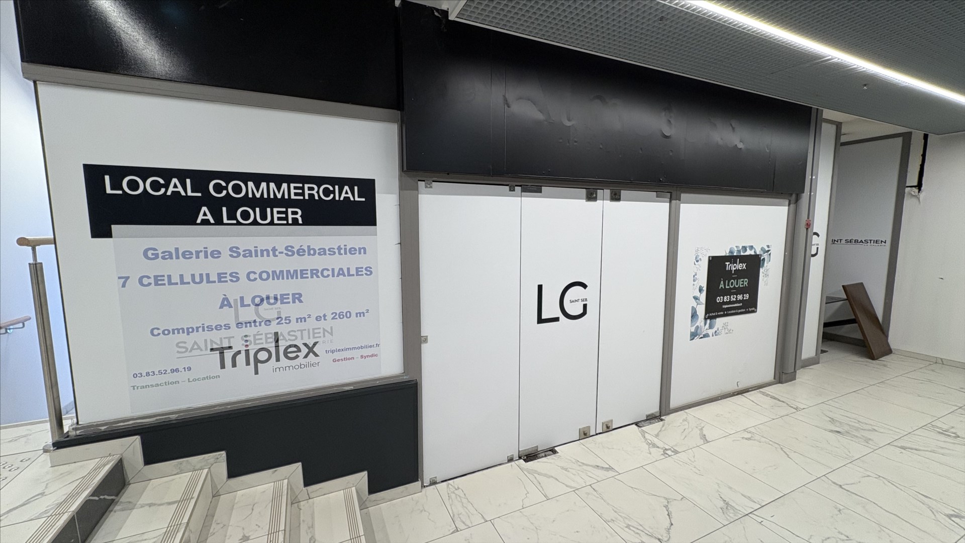 URGENT Local commercial NANCY Galerie St Sebastien