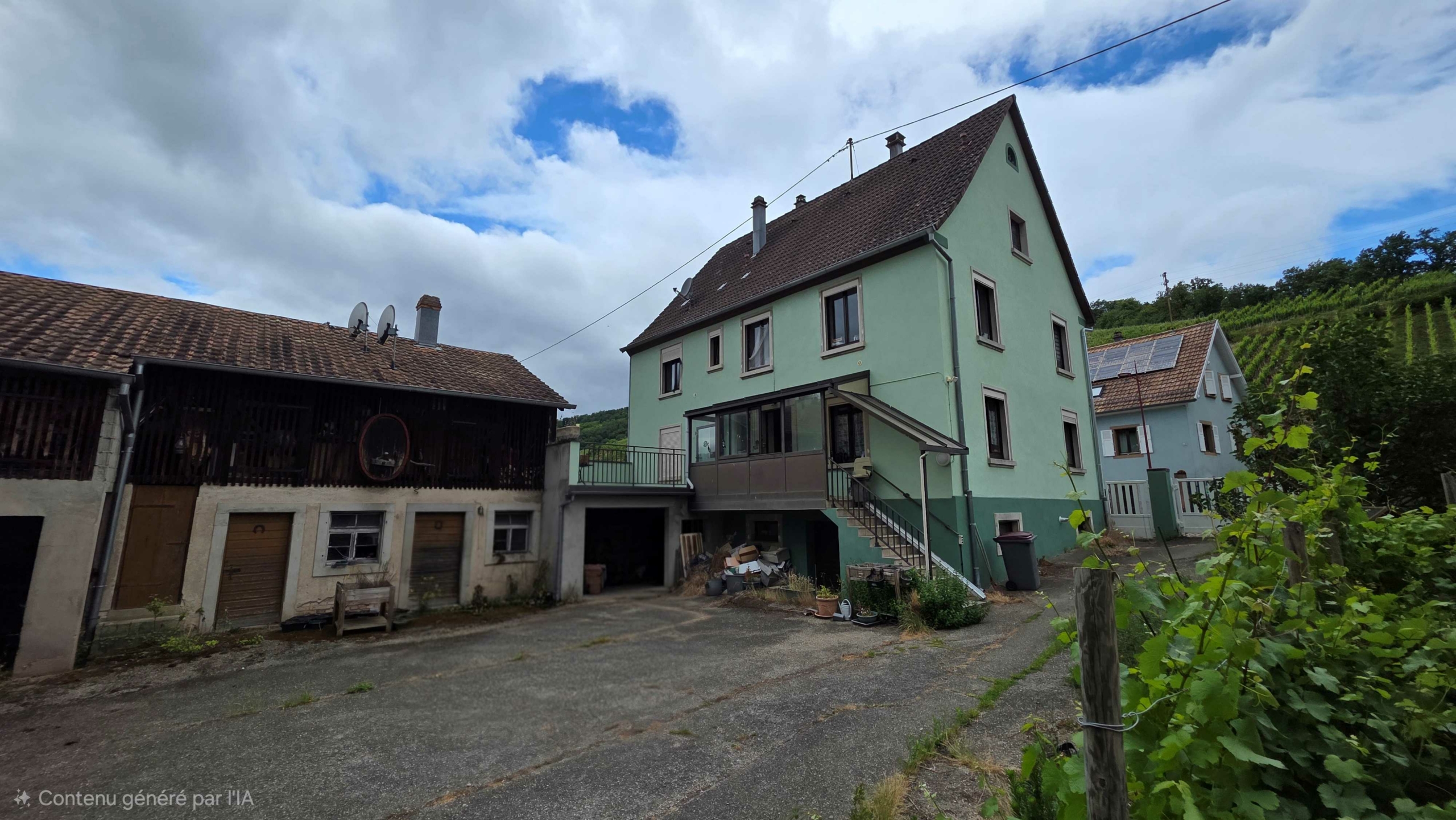 IMMEUBLE + GRANGE SUR 10 ARES