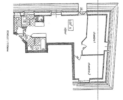 Appartement 3 pièces avec terrasse – COLMAR Turenne