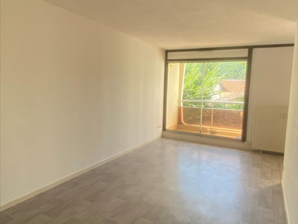 Quartier Saurupt, agréable F1 pièces avec grand balcon