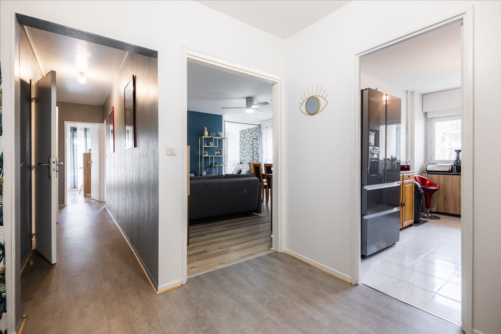 Appartement colocation avec 3 chambres en parfait état