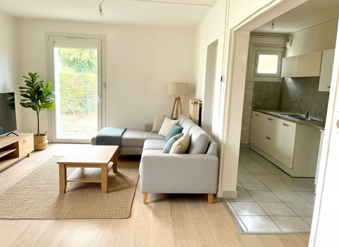 Appartement 3 pièces avec jardin privatif – PULNOY