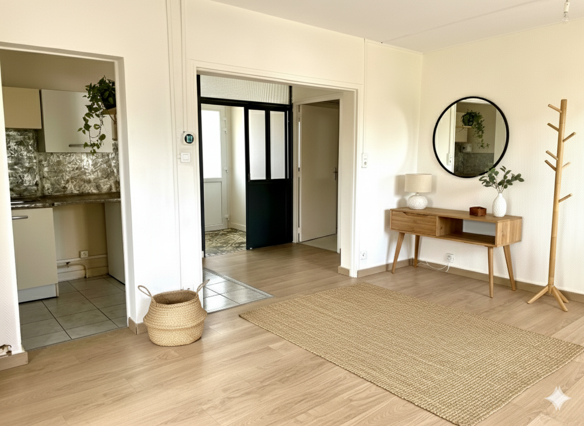 Appartement 3 pièces avec jardin privatif – PULNOY