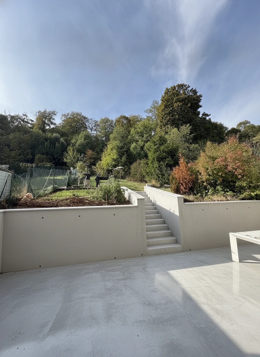 Vandoeuvre Village, limitrophe Houdemont, 4 pièces avec balcon, jardin et garage