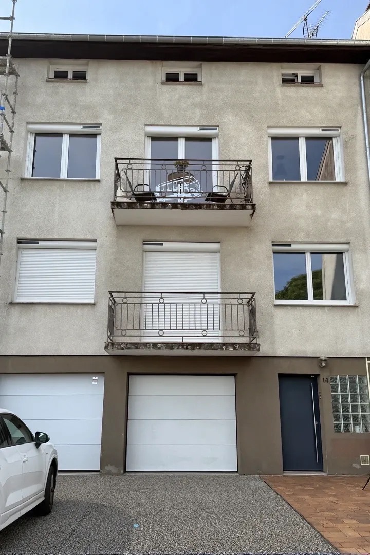 Vandoeuvre Village, limitrophe Houdemont, 4 pièces avec balcon, jardin et garage